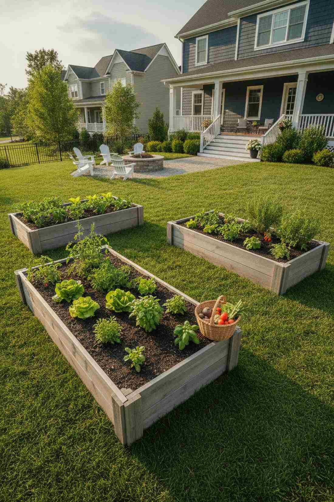 raised bed kitchen garden