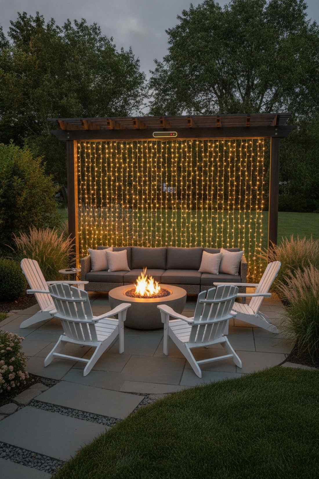 single wall backdrop installation
