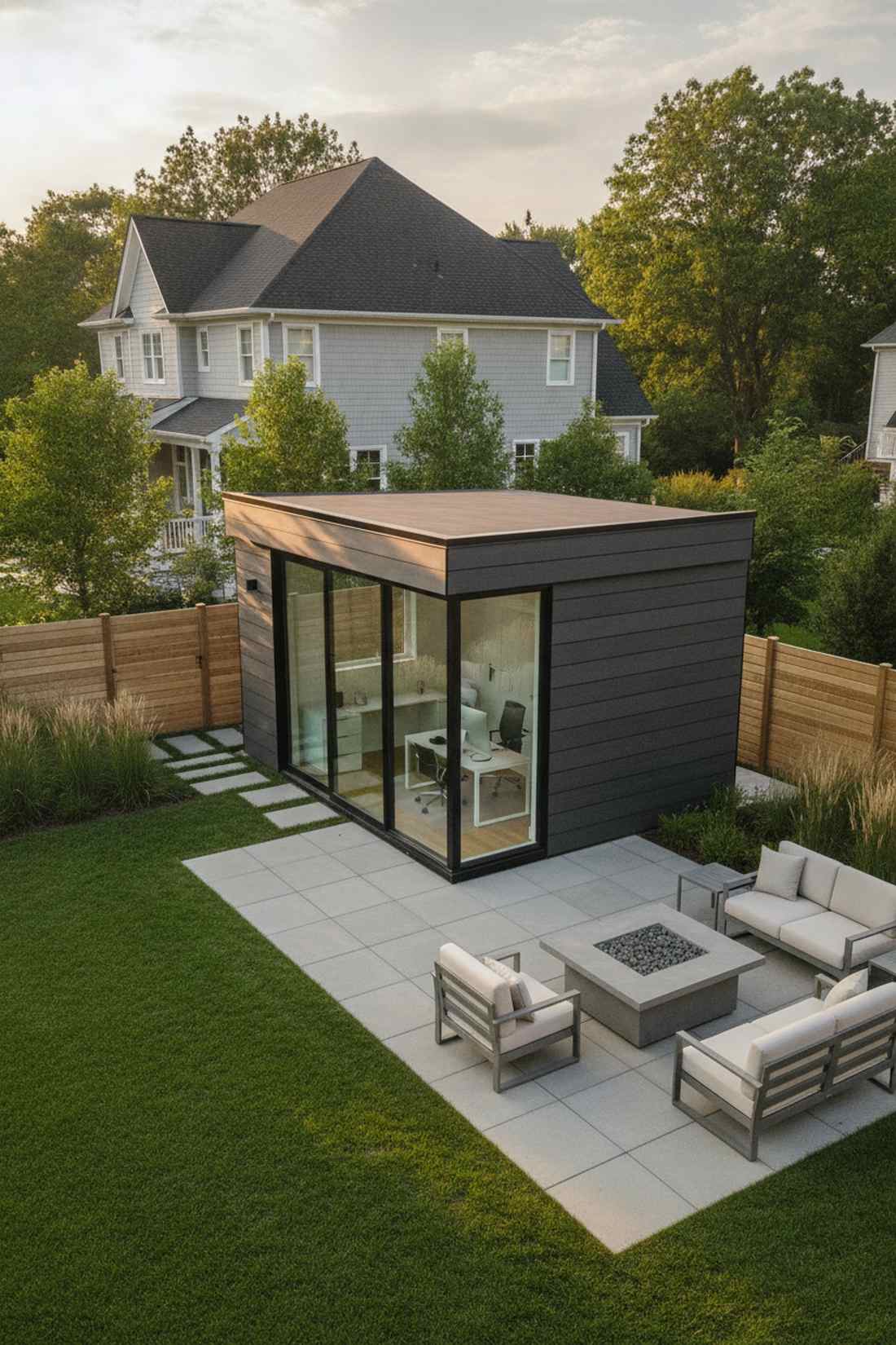 sleek composite panel retreat