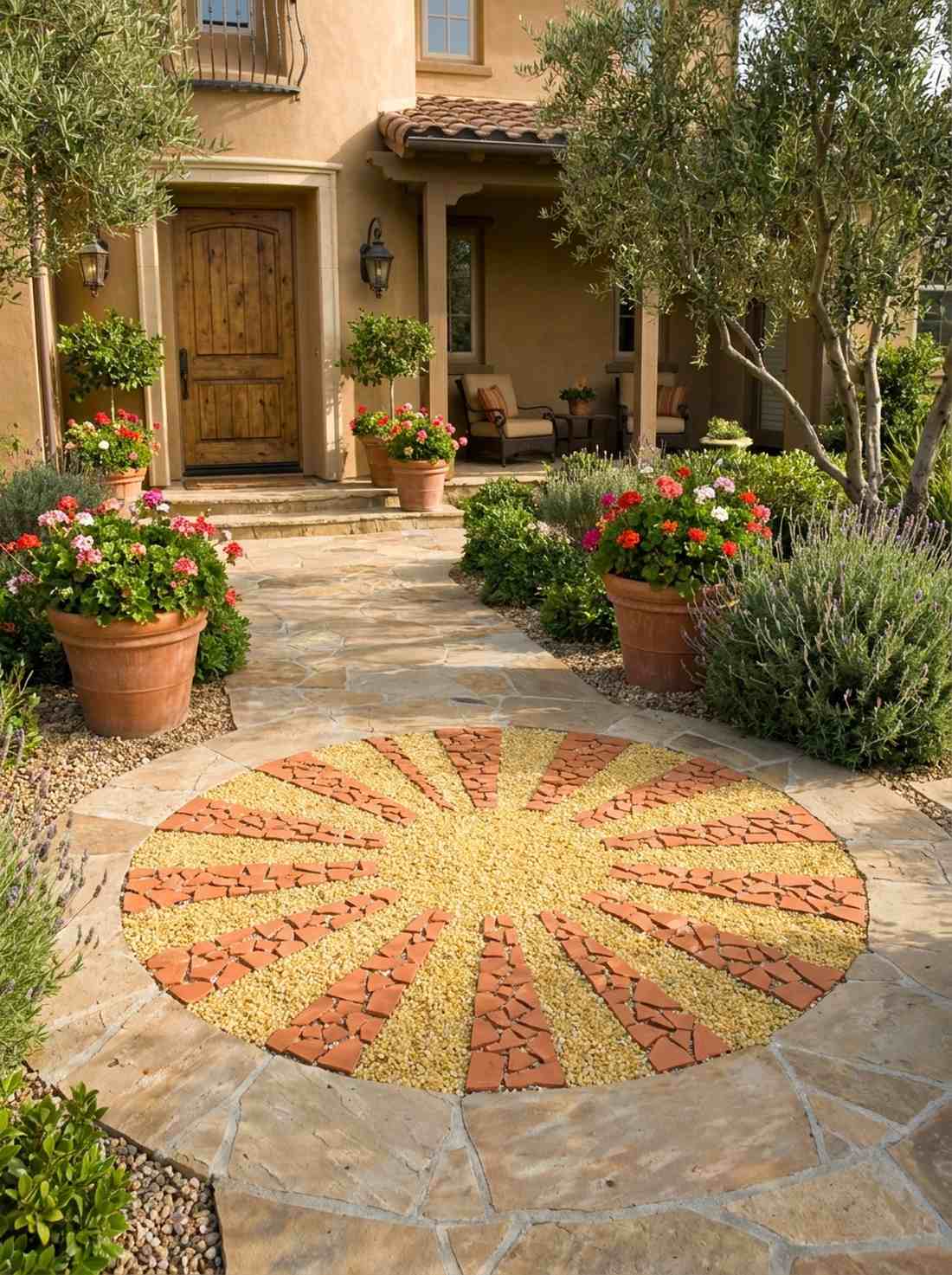 sunburst medallion