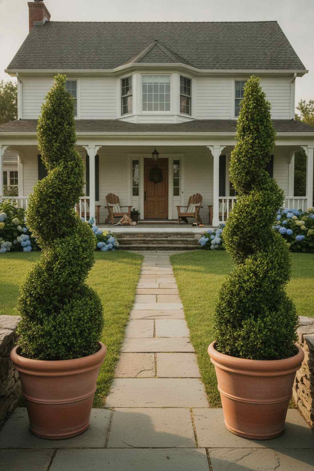 symmetrical topiary pairs
