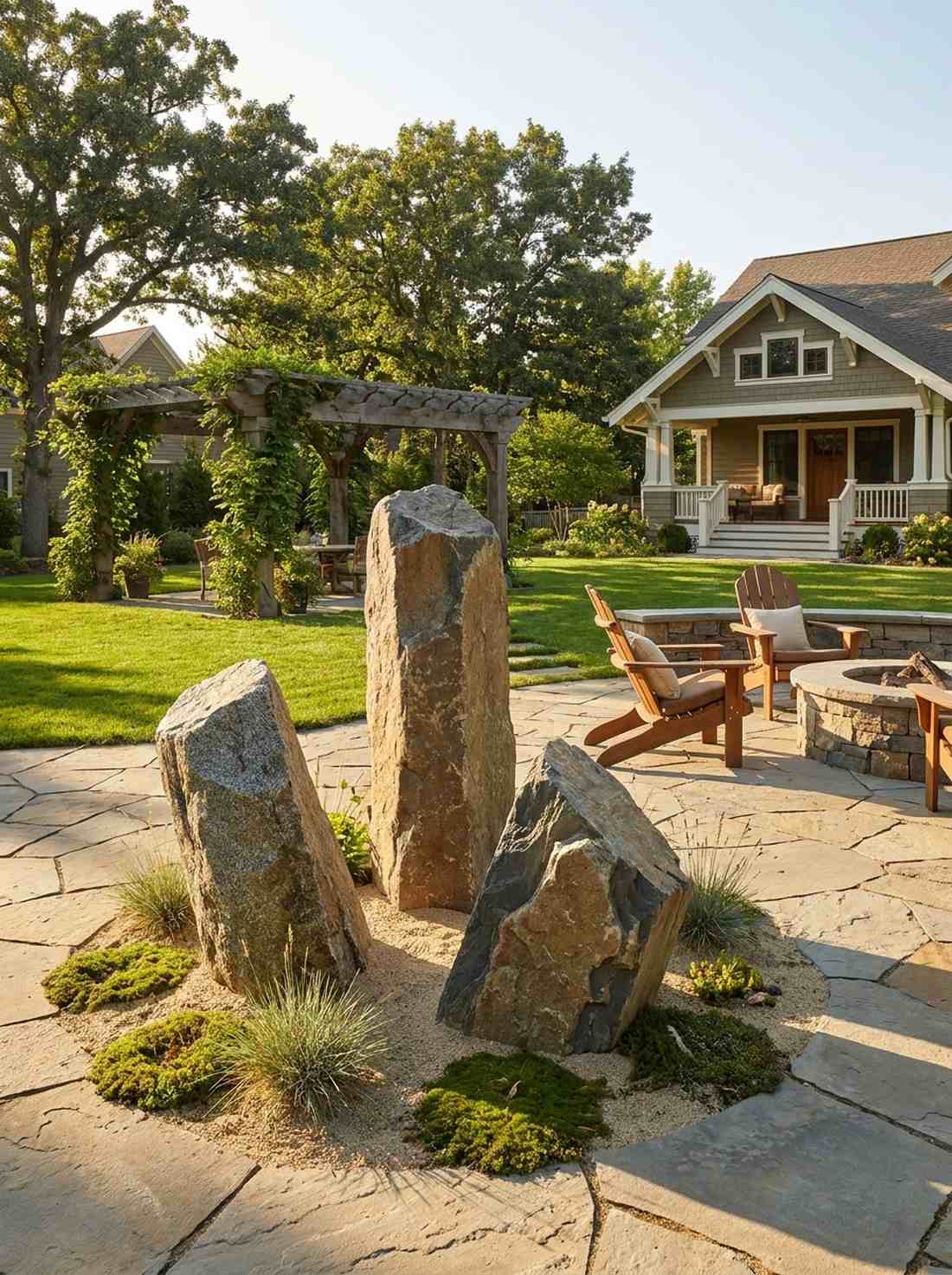 three stone mountain arrangement