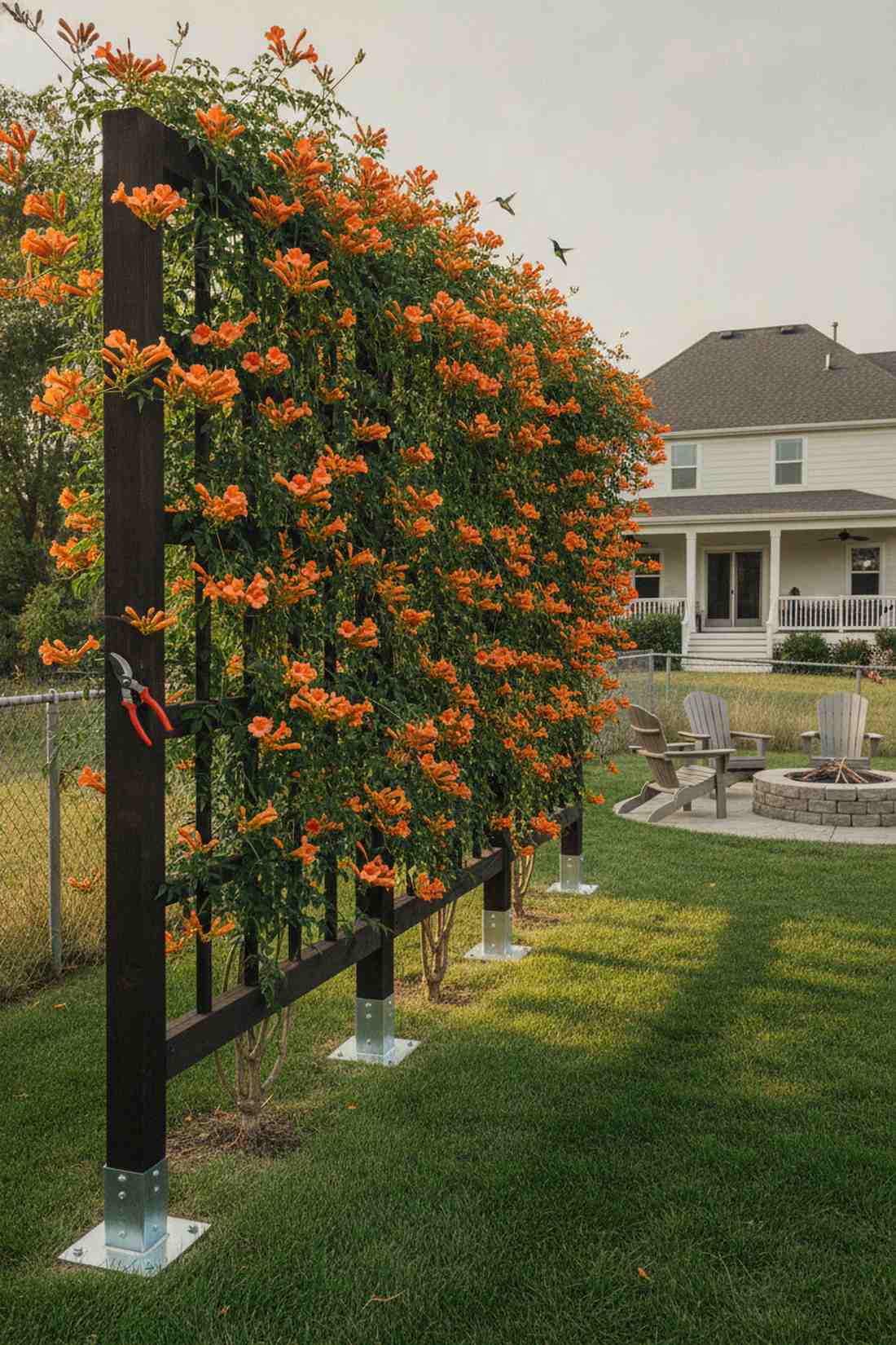 trumpet vine campsis