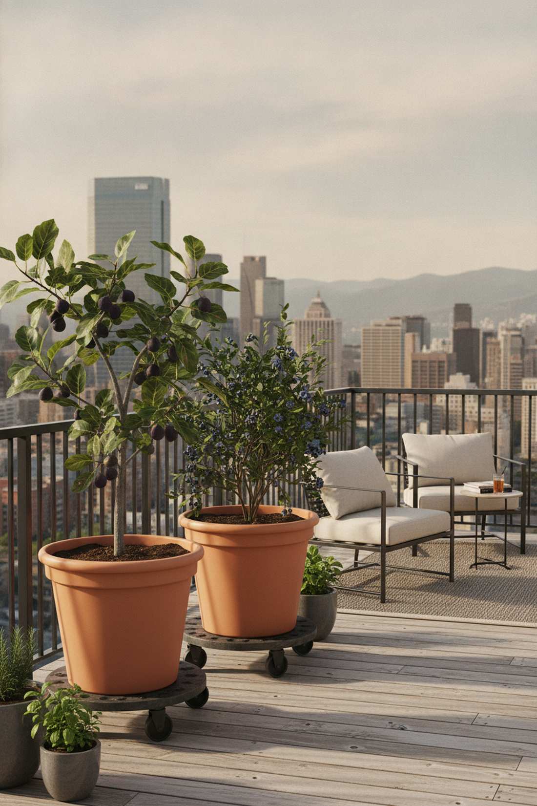 balcony container orchard