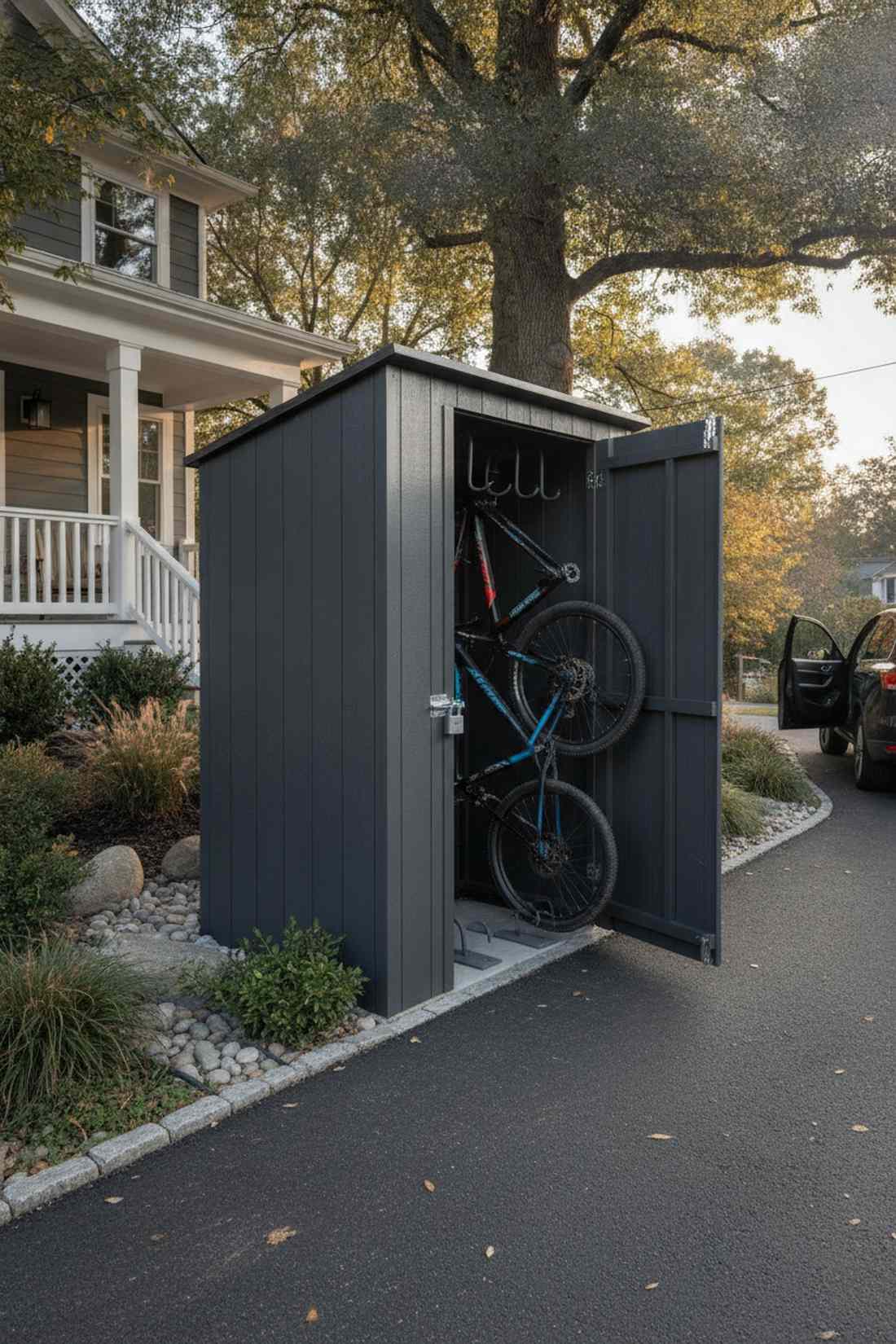 bike storage shed