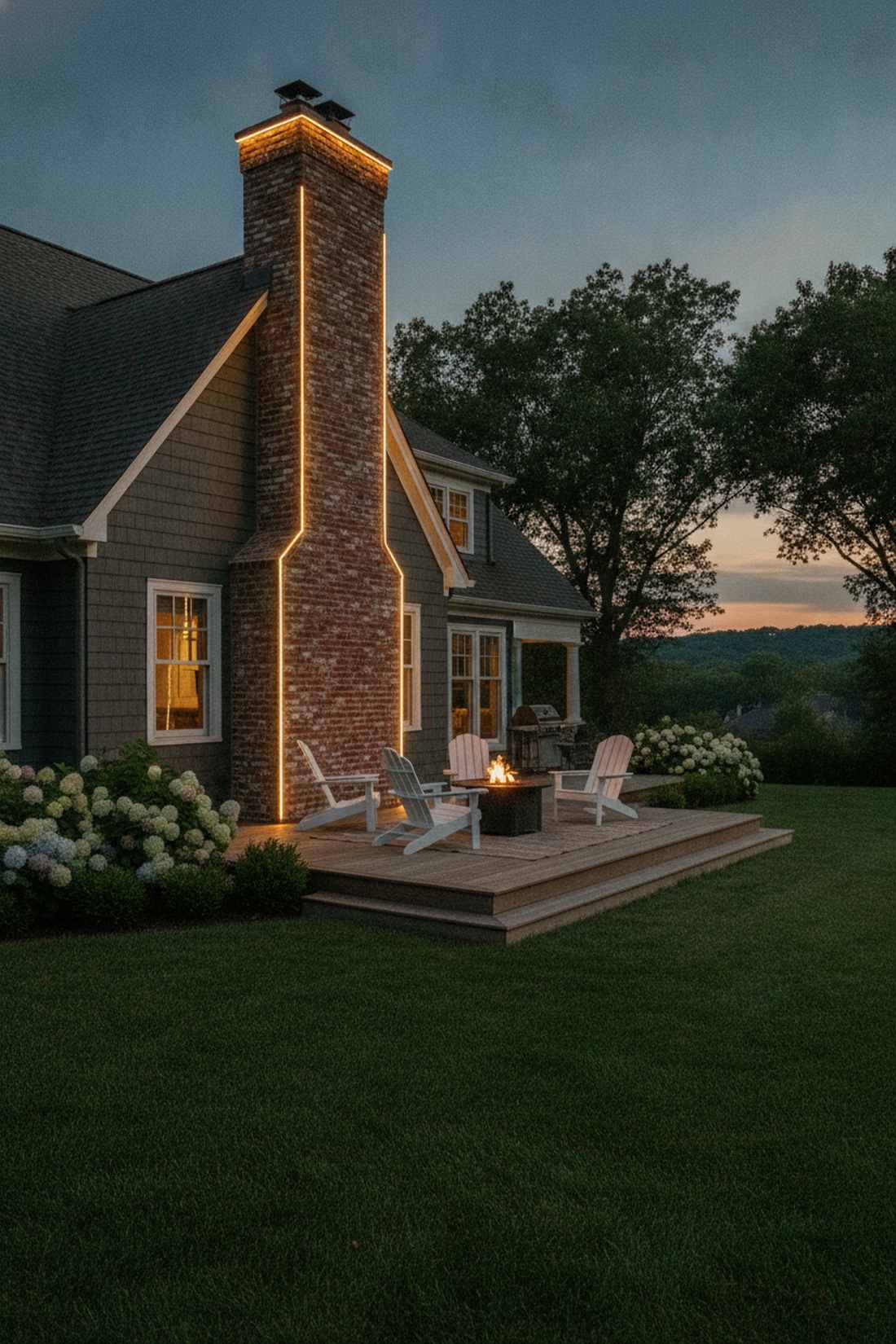 chimney vertical emphasis