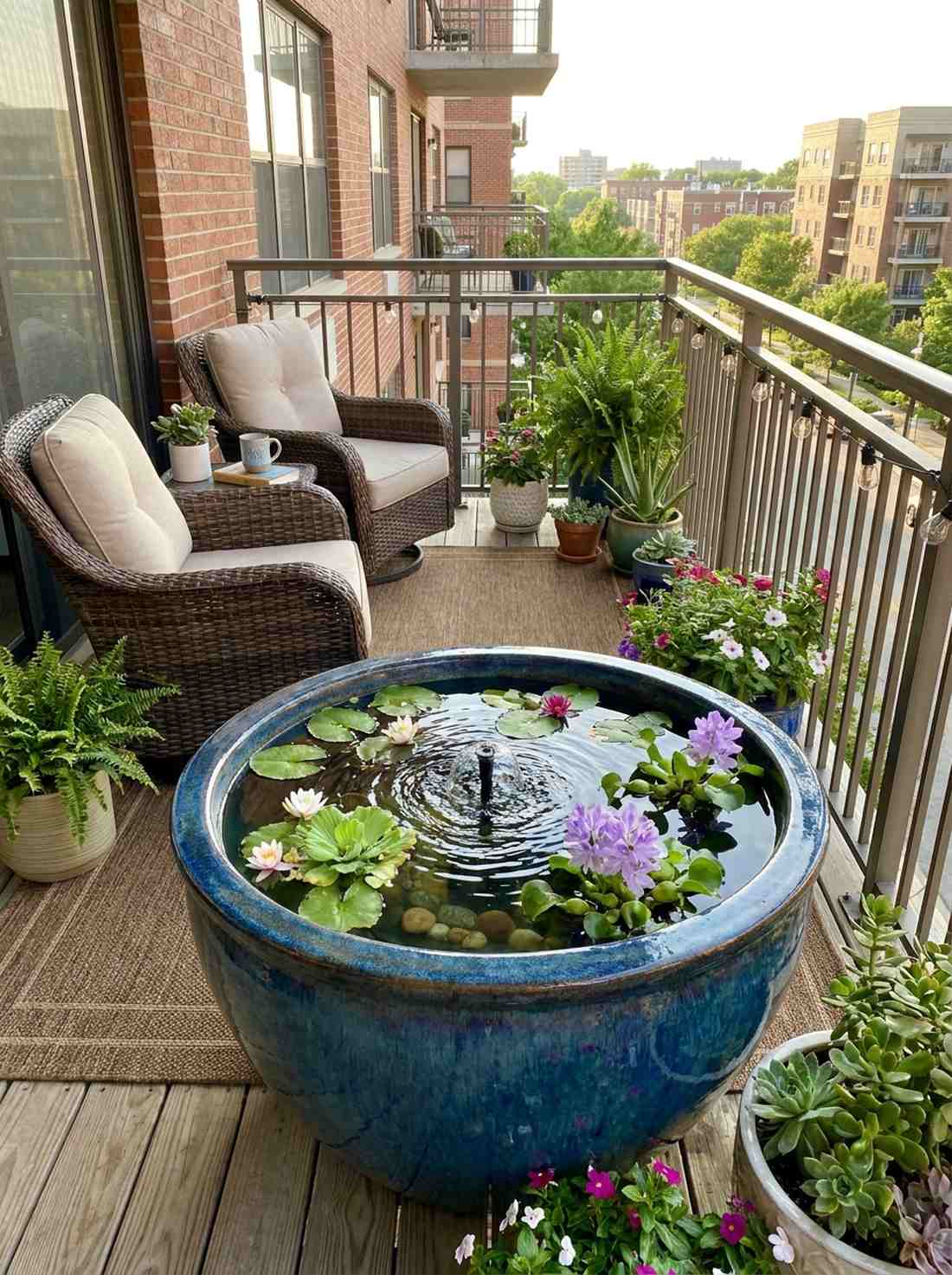 container water garden basin
