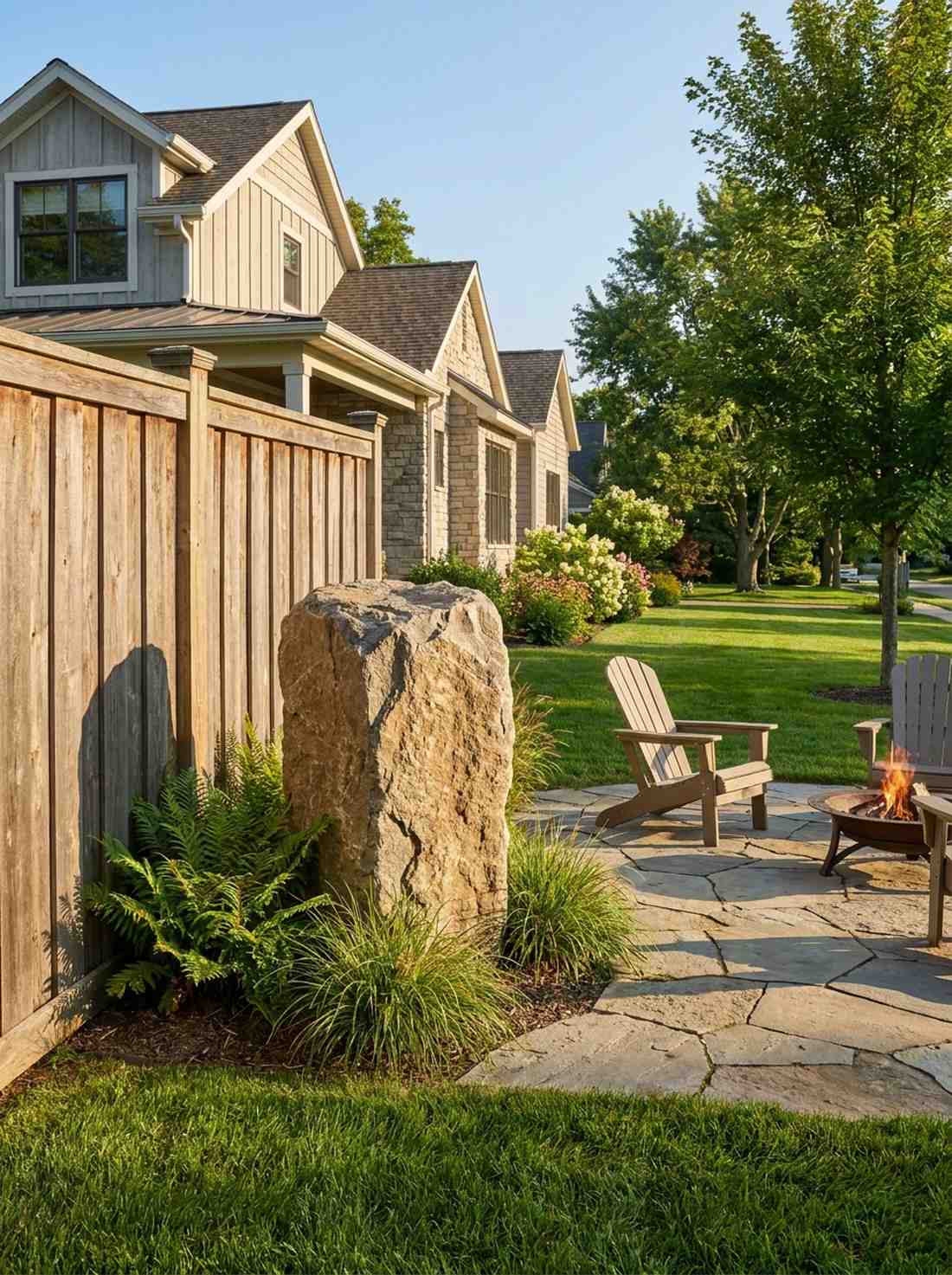 corner accent statement stone