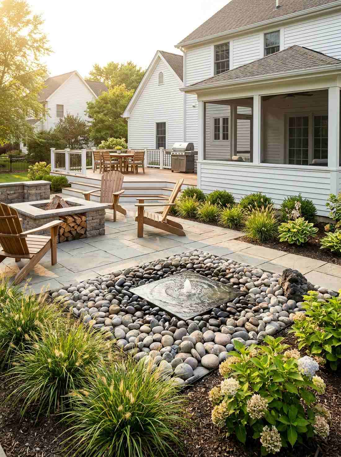 disappearing water feature