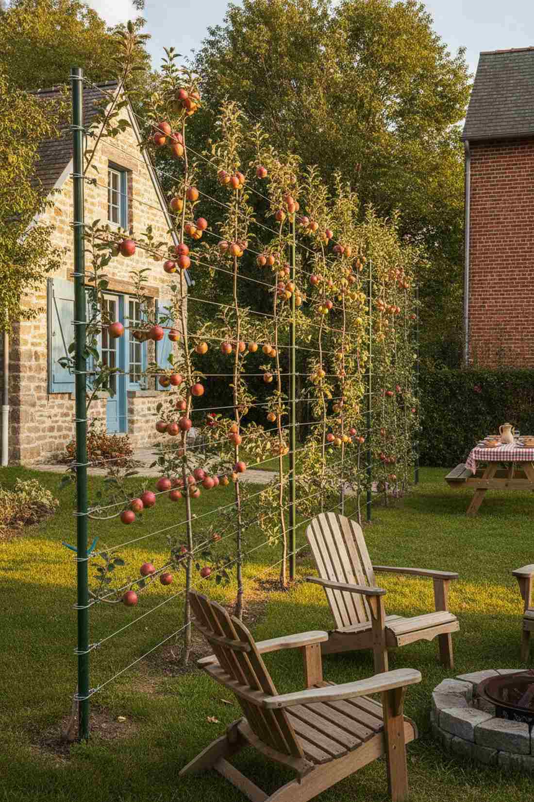 espalier fruit tree fence