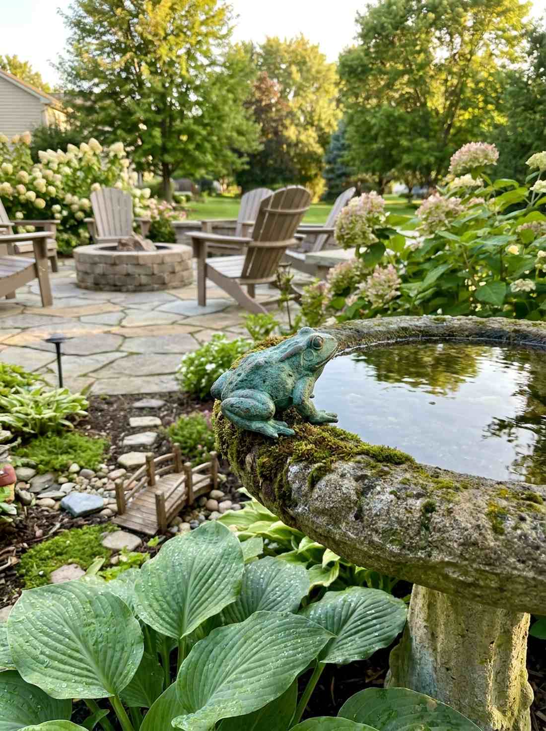 frog sculpture