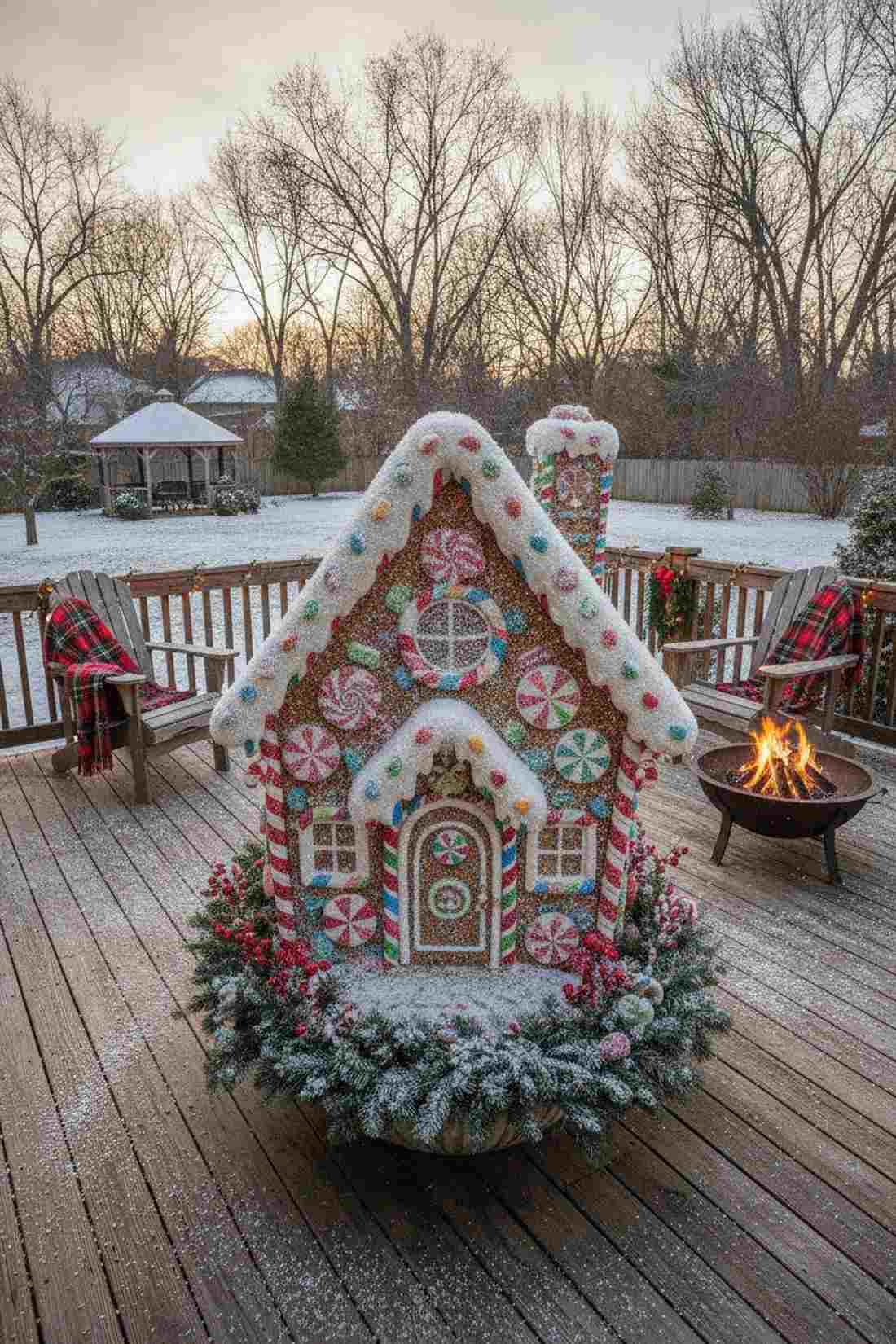 gingerbread candy cottage