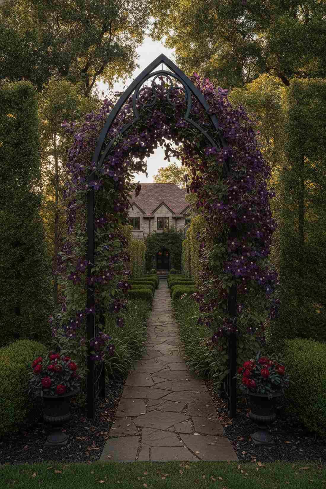 gothic arch pointed top
