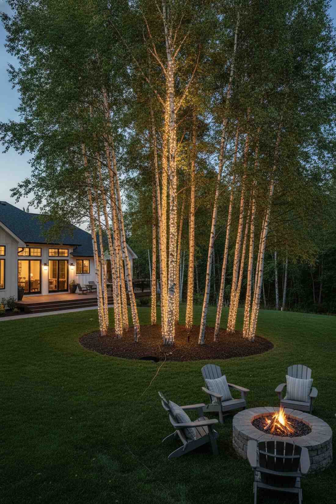 grove or cluster lighting