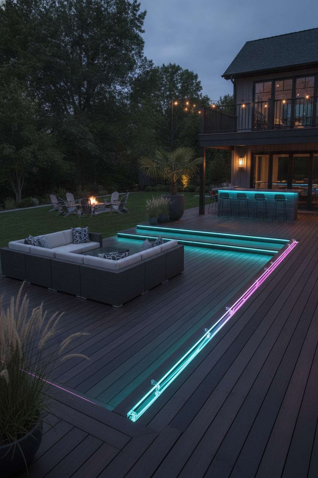 led strip under rail lighting