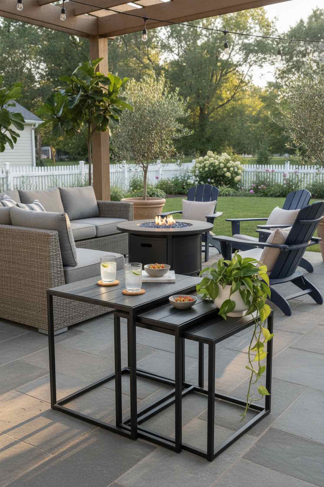 nested side table set