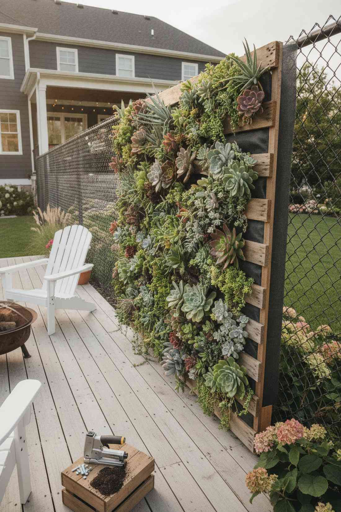 pallet vertical gardens