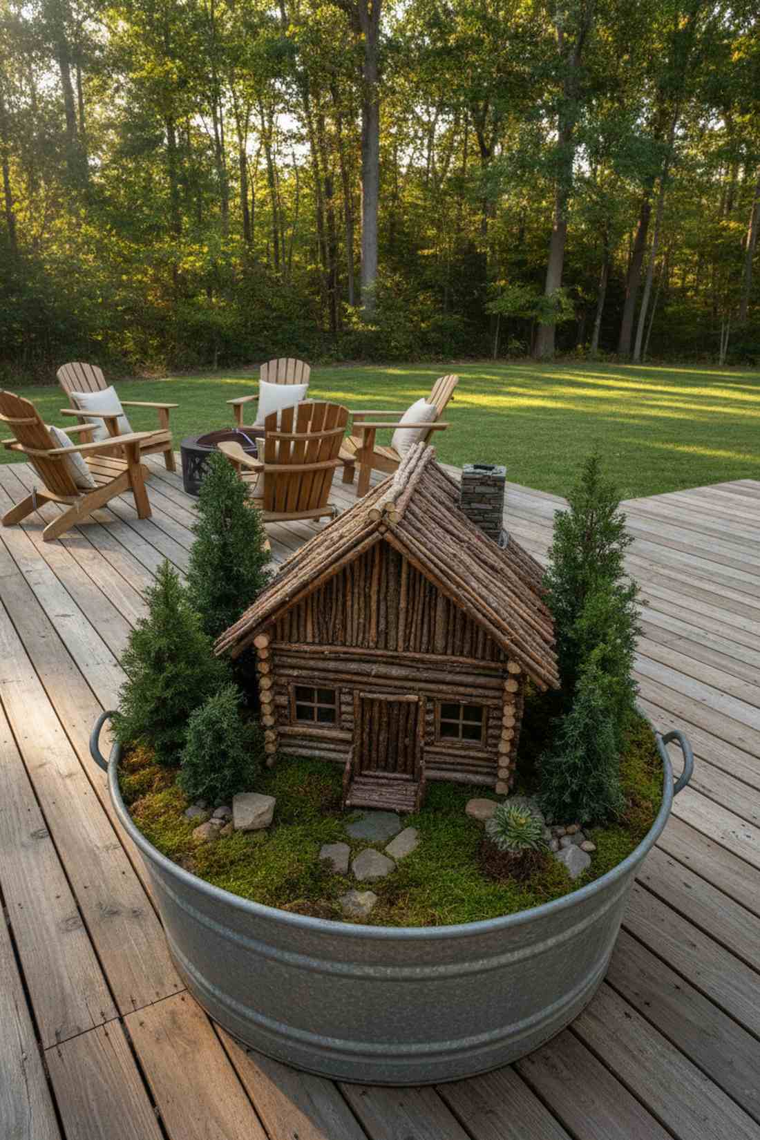rustic log cabin