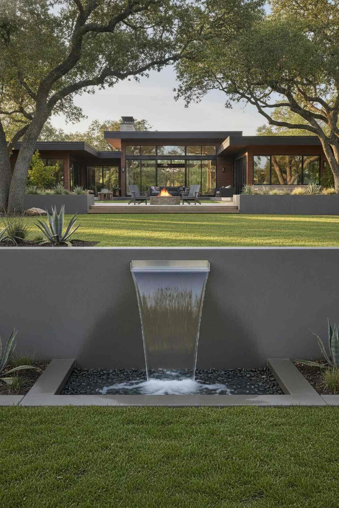 scupper fountain design