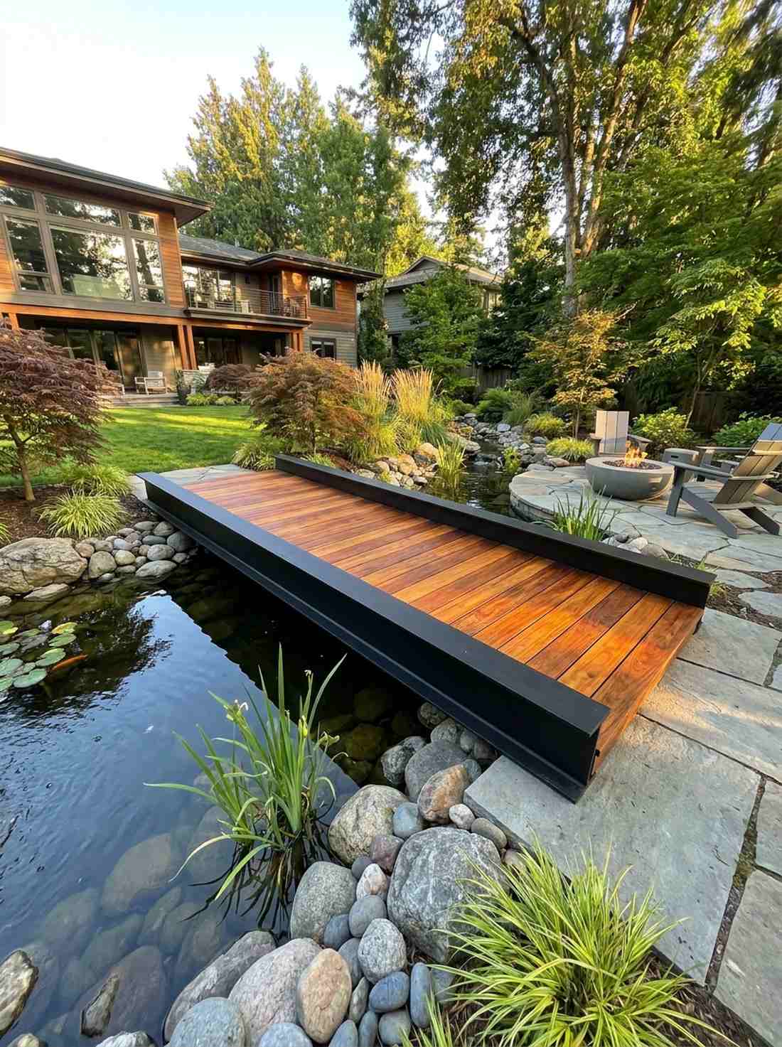 steel frame wood deck hybrid