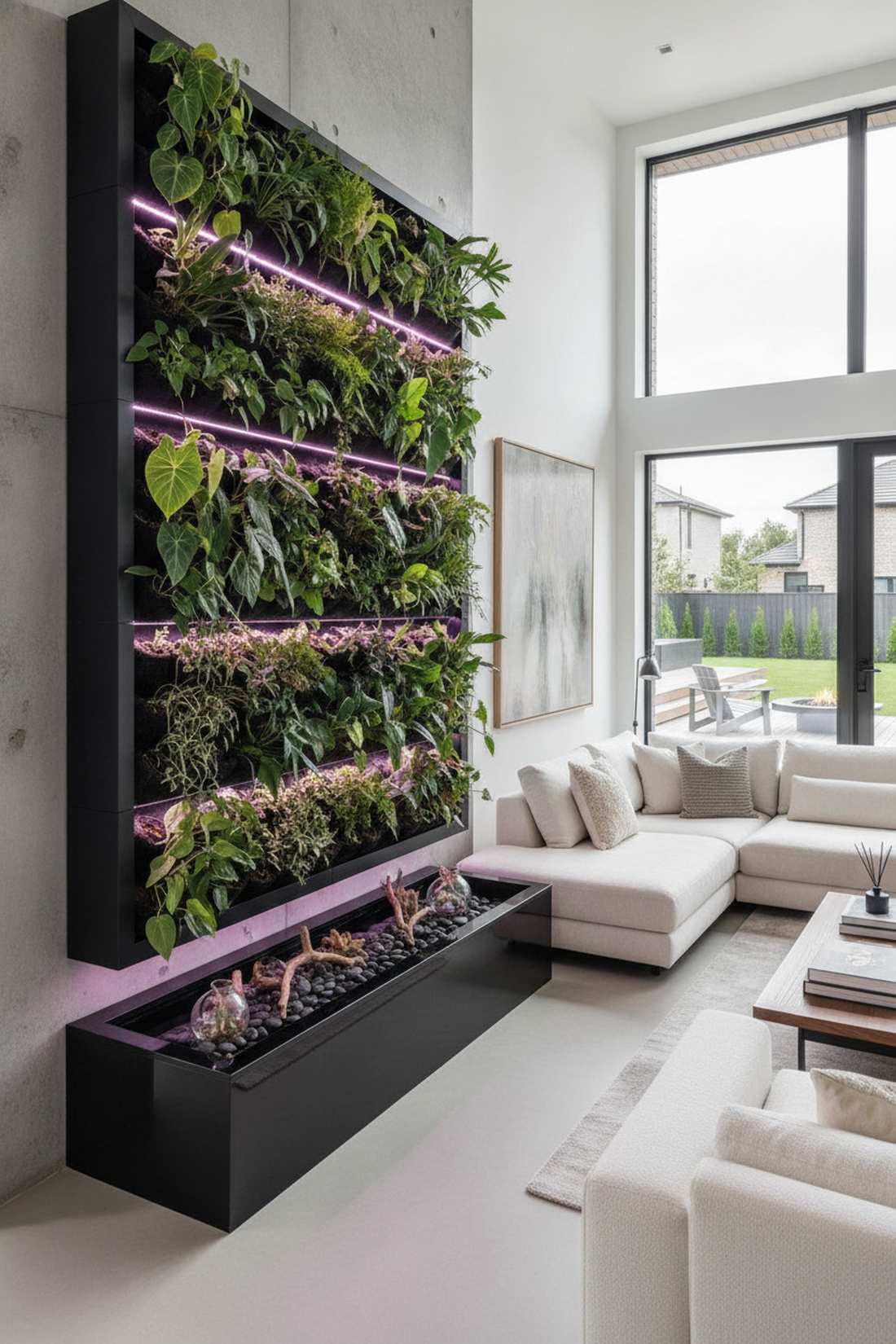 trellis integrated planter boxes