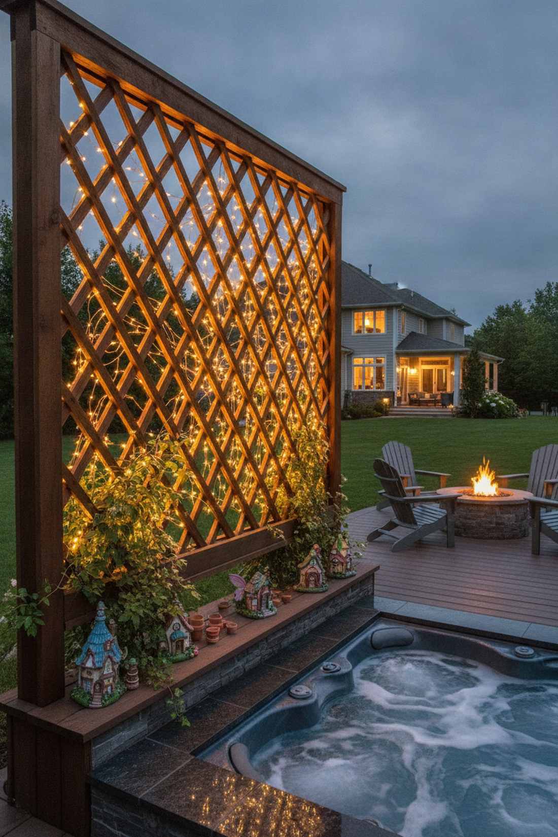 trellis panel weaving