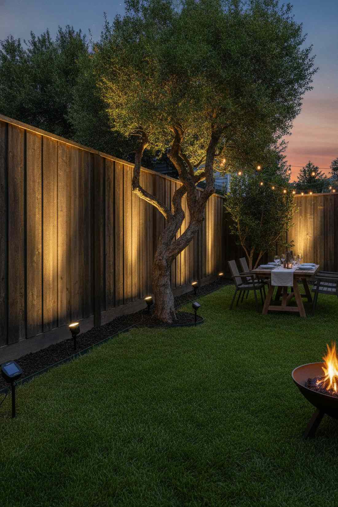 uplighting for architectural drama