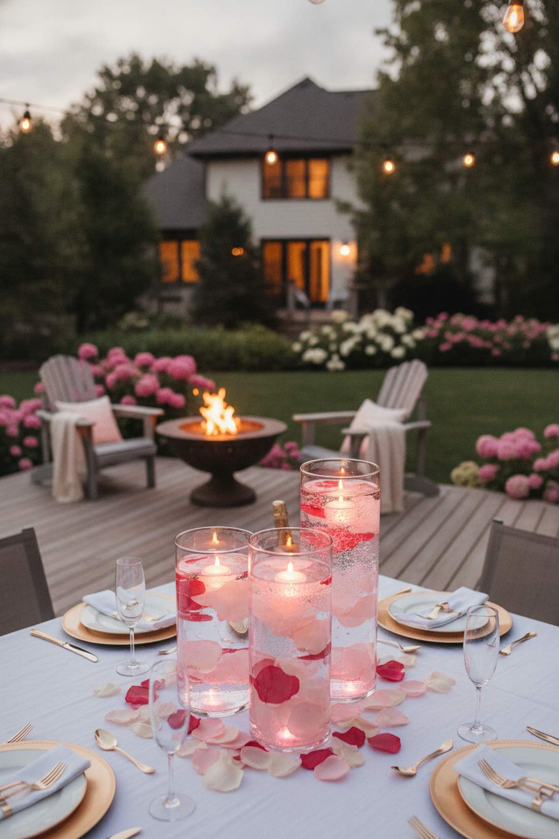 valentine day romantic pink glow