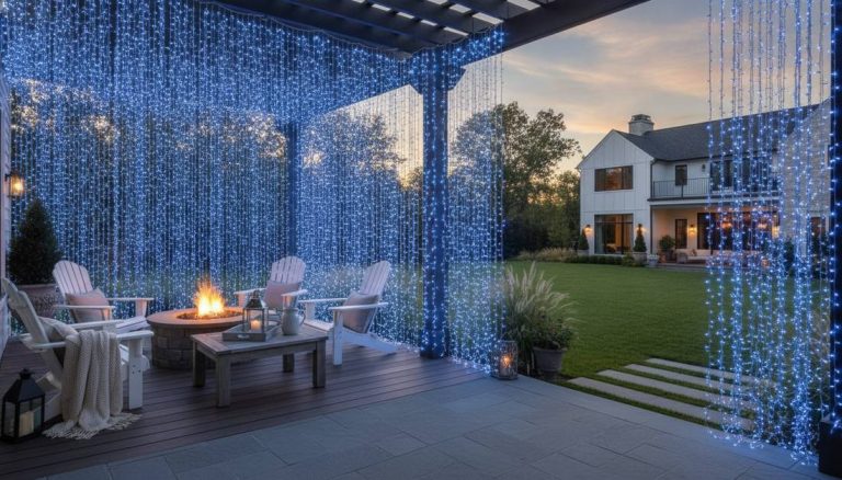 301 fairy lights curtain vertical