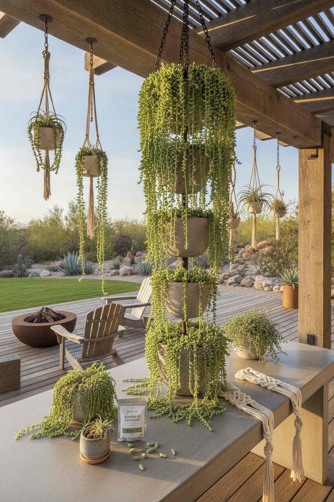 burros tail fountain