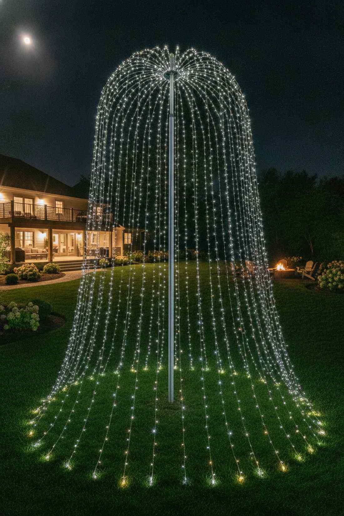 cascading willow tree