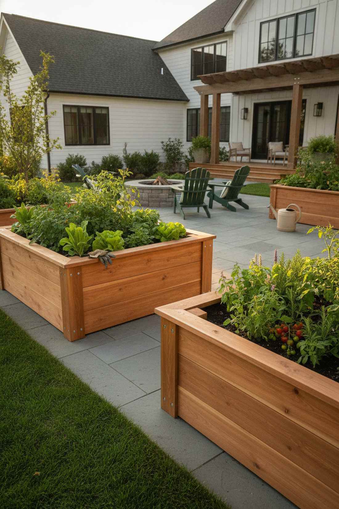 cedar planter boxes