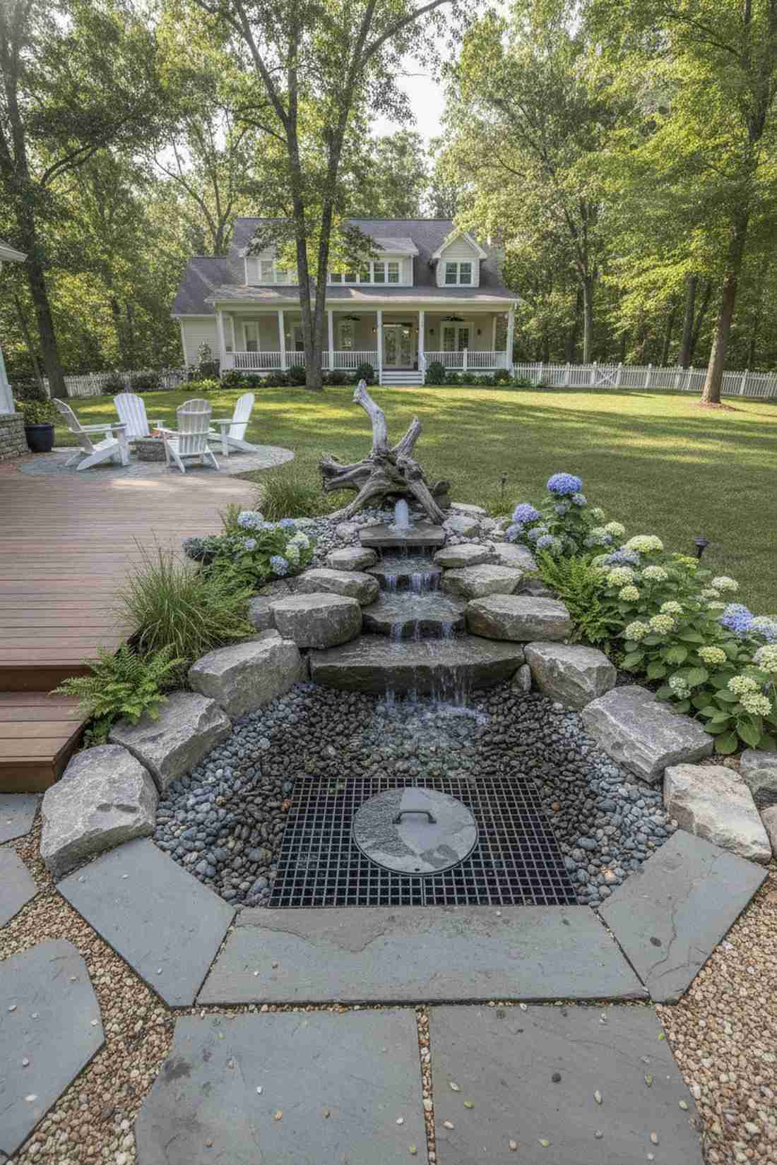 disappearing pondless fountain