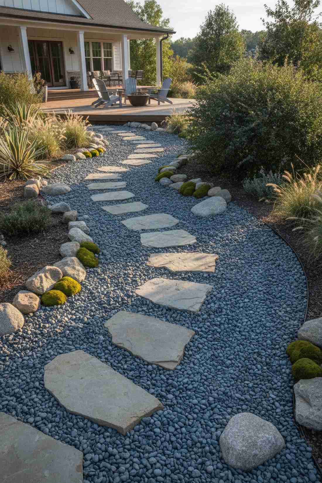 dry stream stepping stones