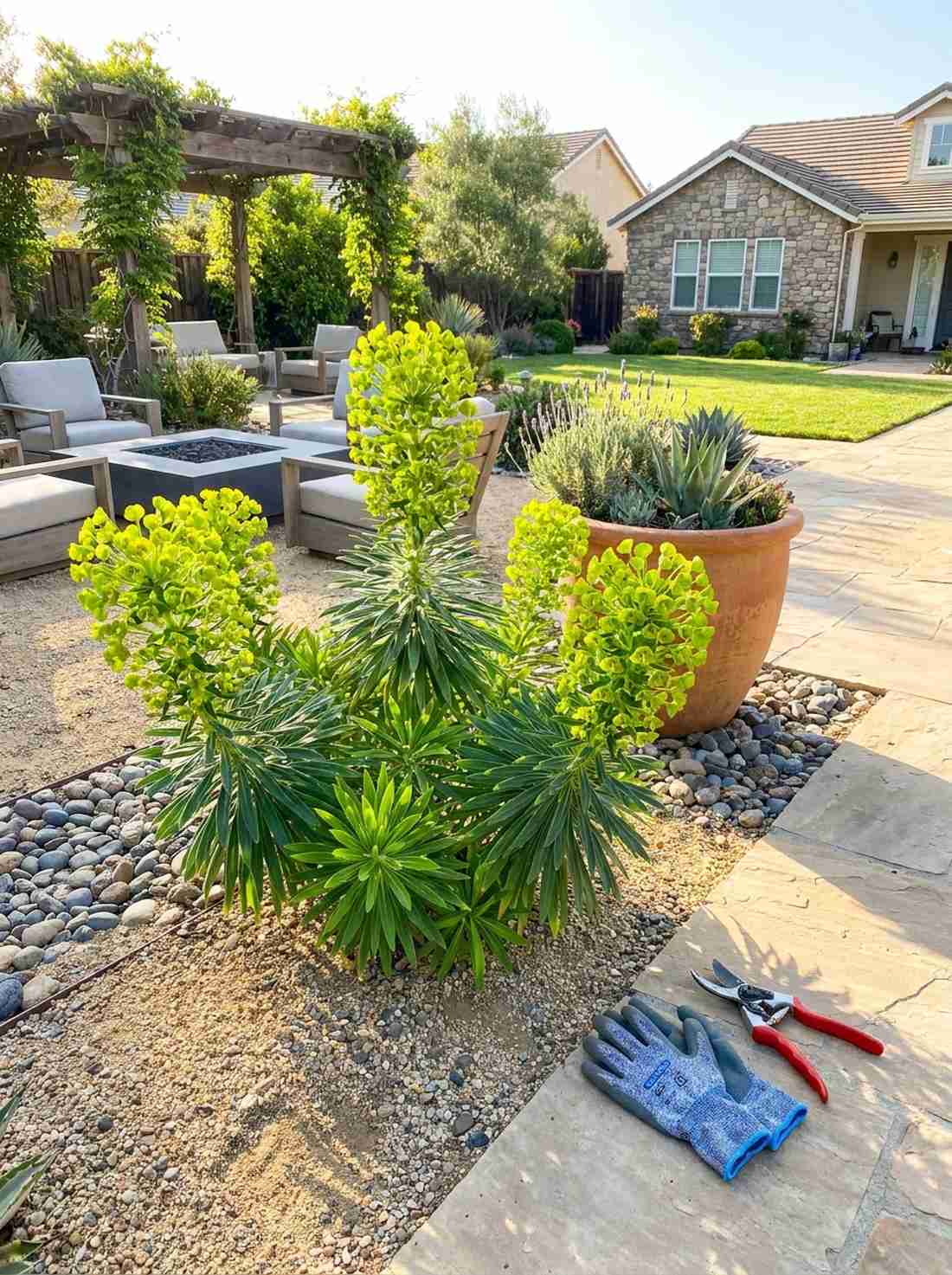 euphorbia characias chartreuse spires