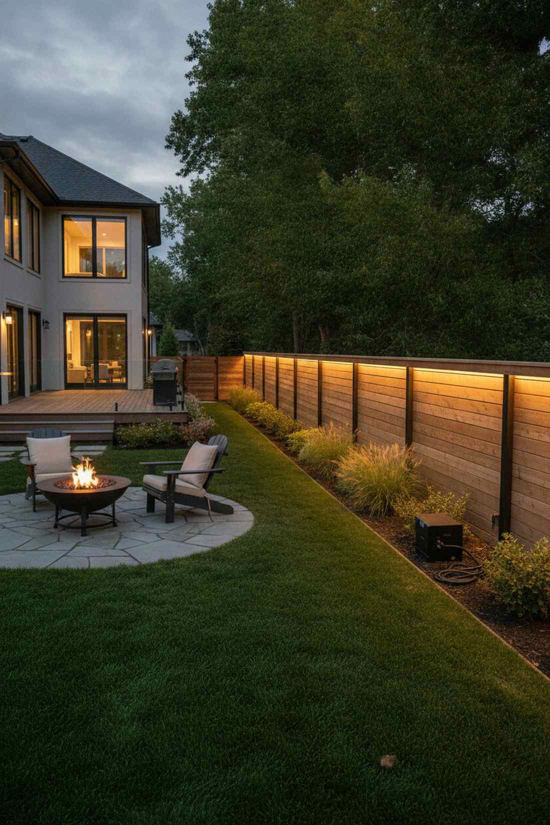 fence panel backlighting