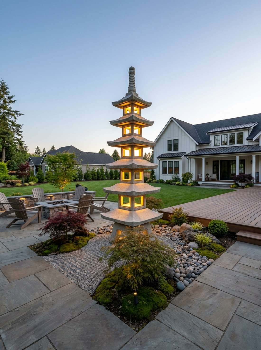 five tier pagoda hybrid