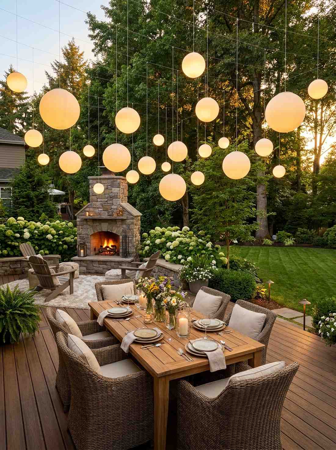 floating lantern globes