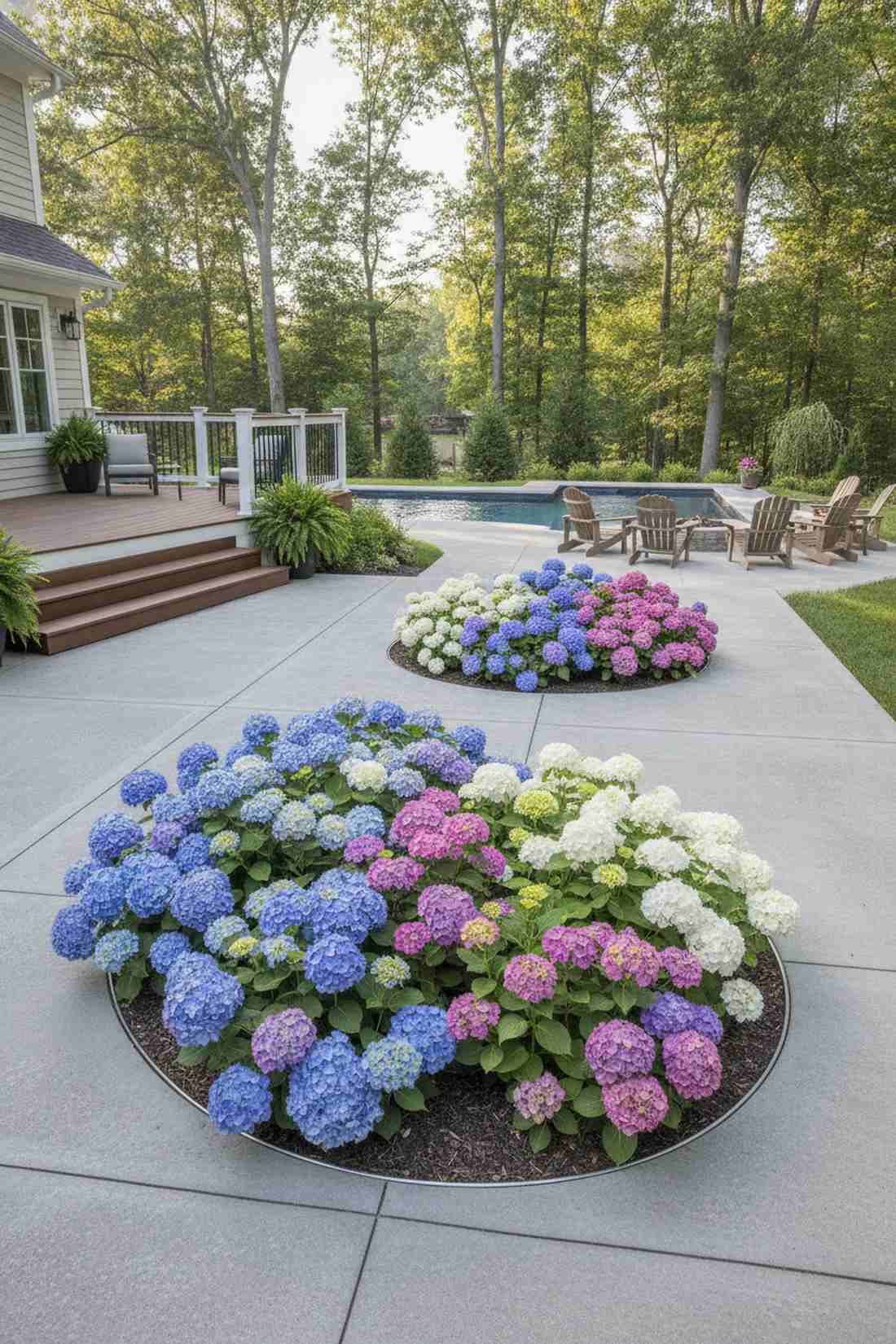 flowering shrub islands