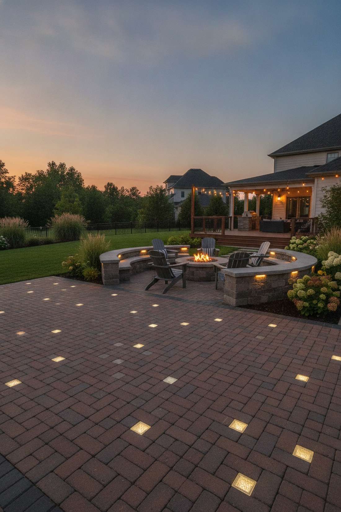 hardscape paver lights