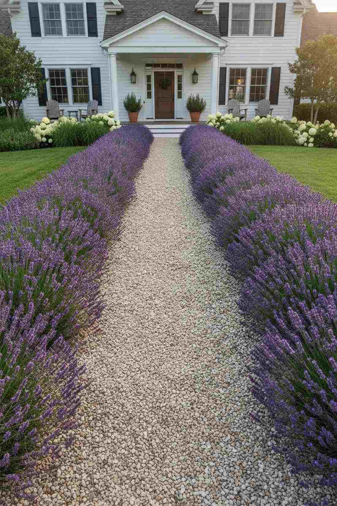 lavender field walkways