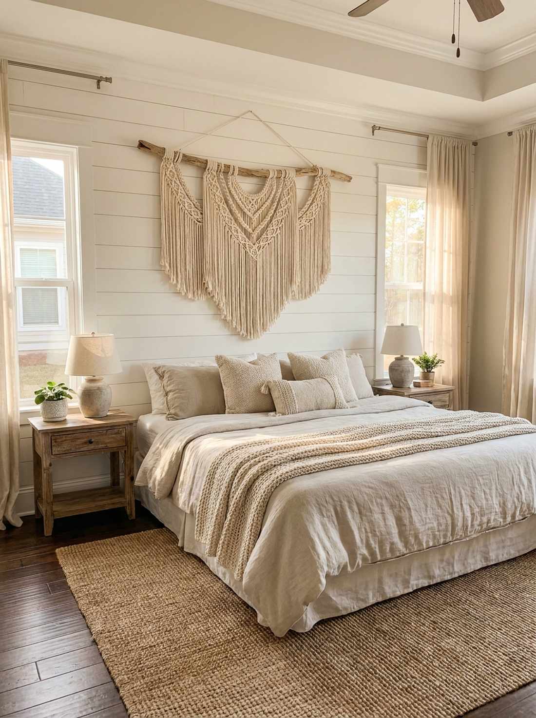 macrame wall art installations