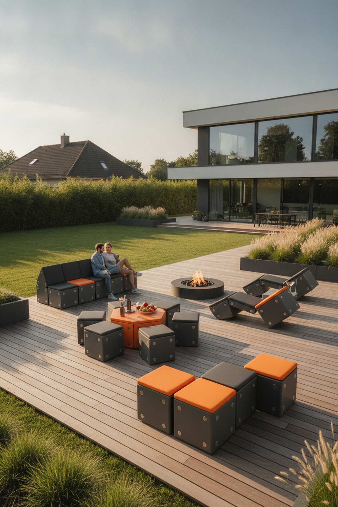 magnetic modular seating cubes