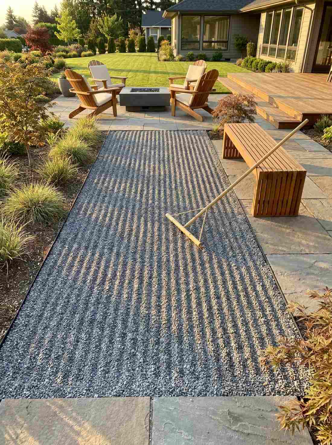 parallel line raking