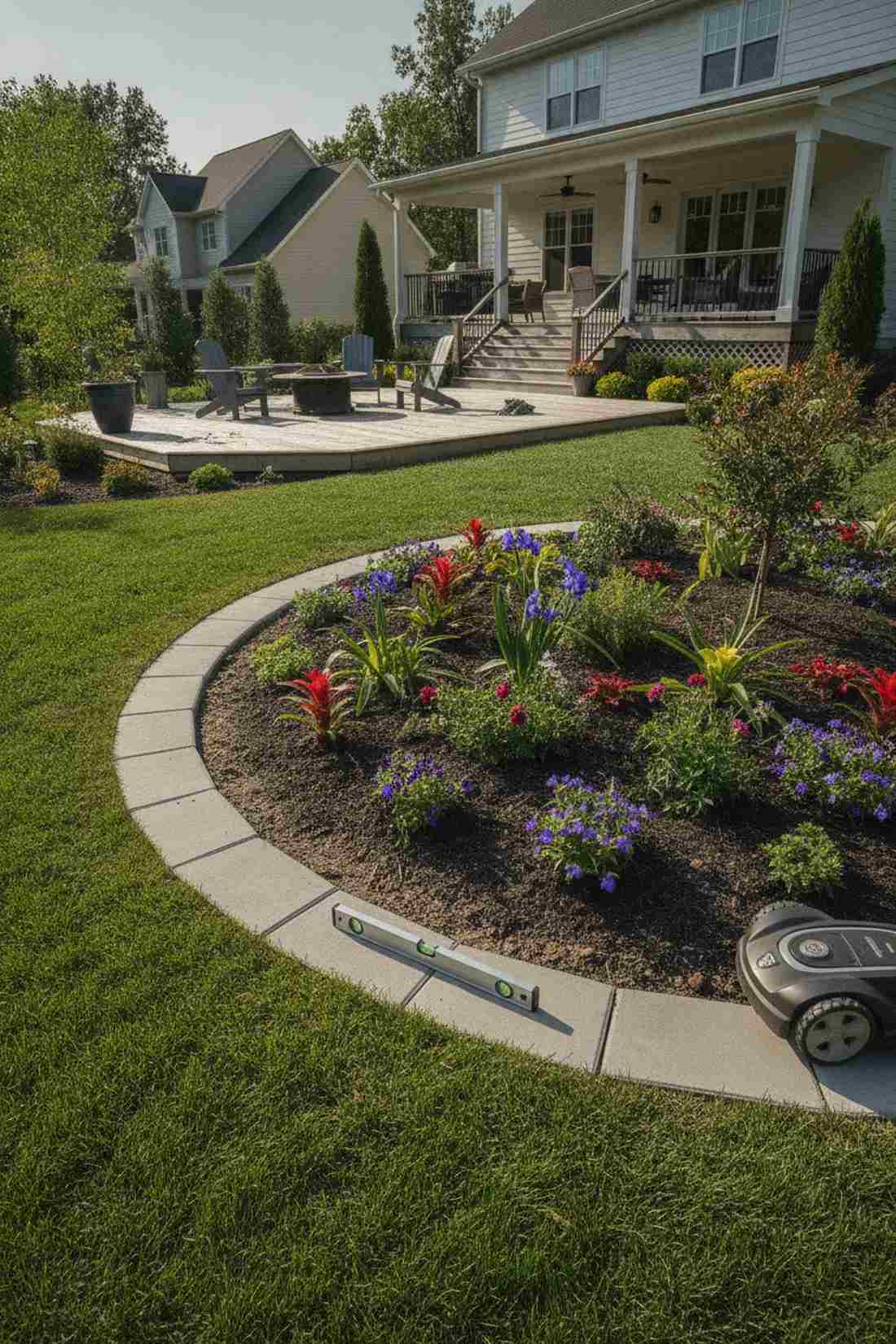 perimeter garden border path