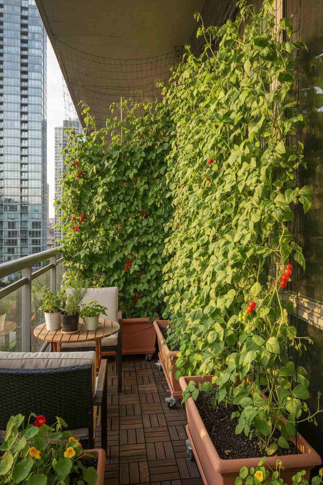 pollinator vertical gardens