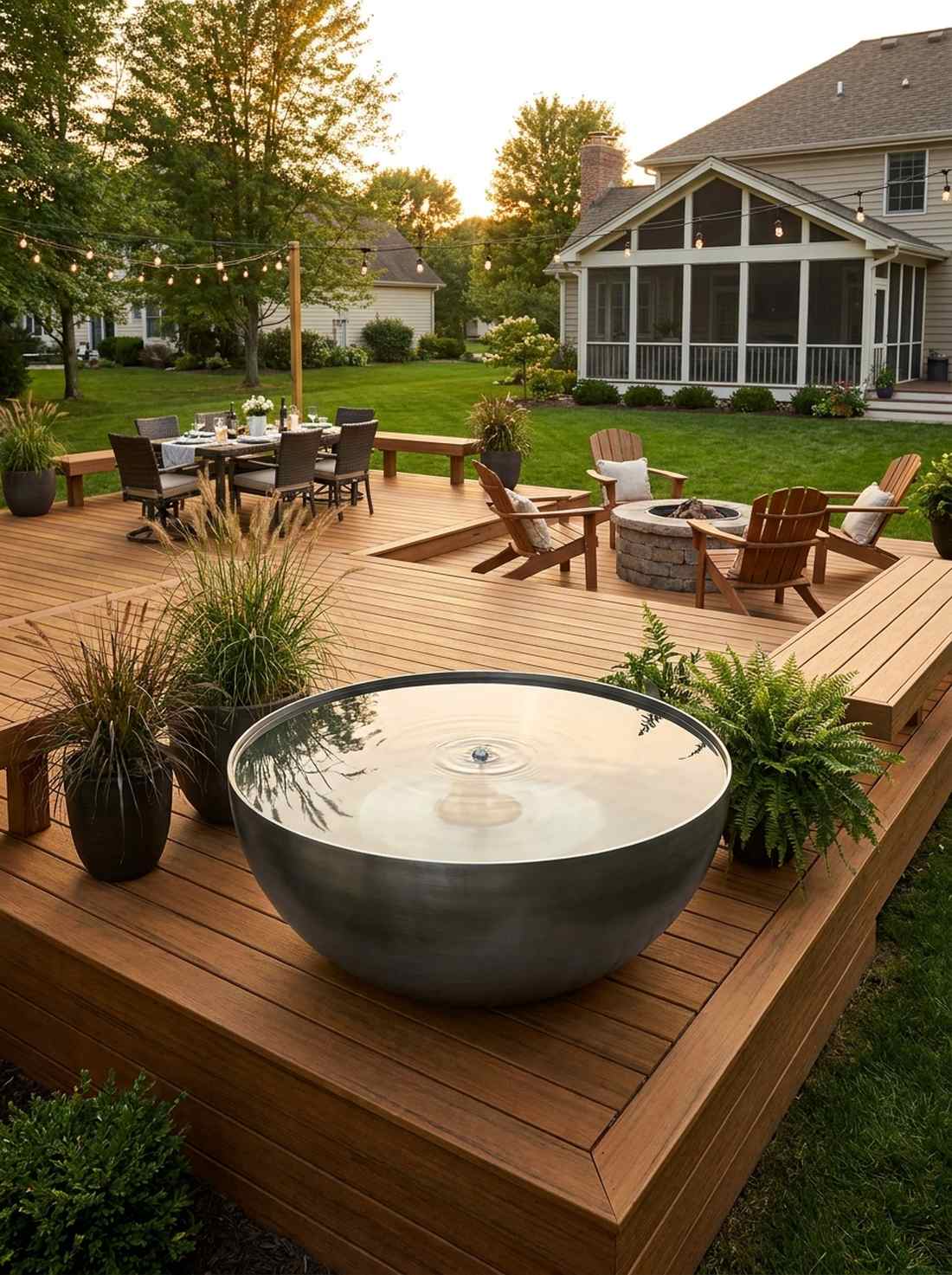 recirculating fountain systems