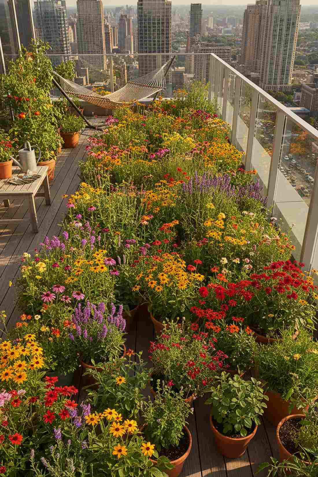 rooftop pollinator gardens