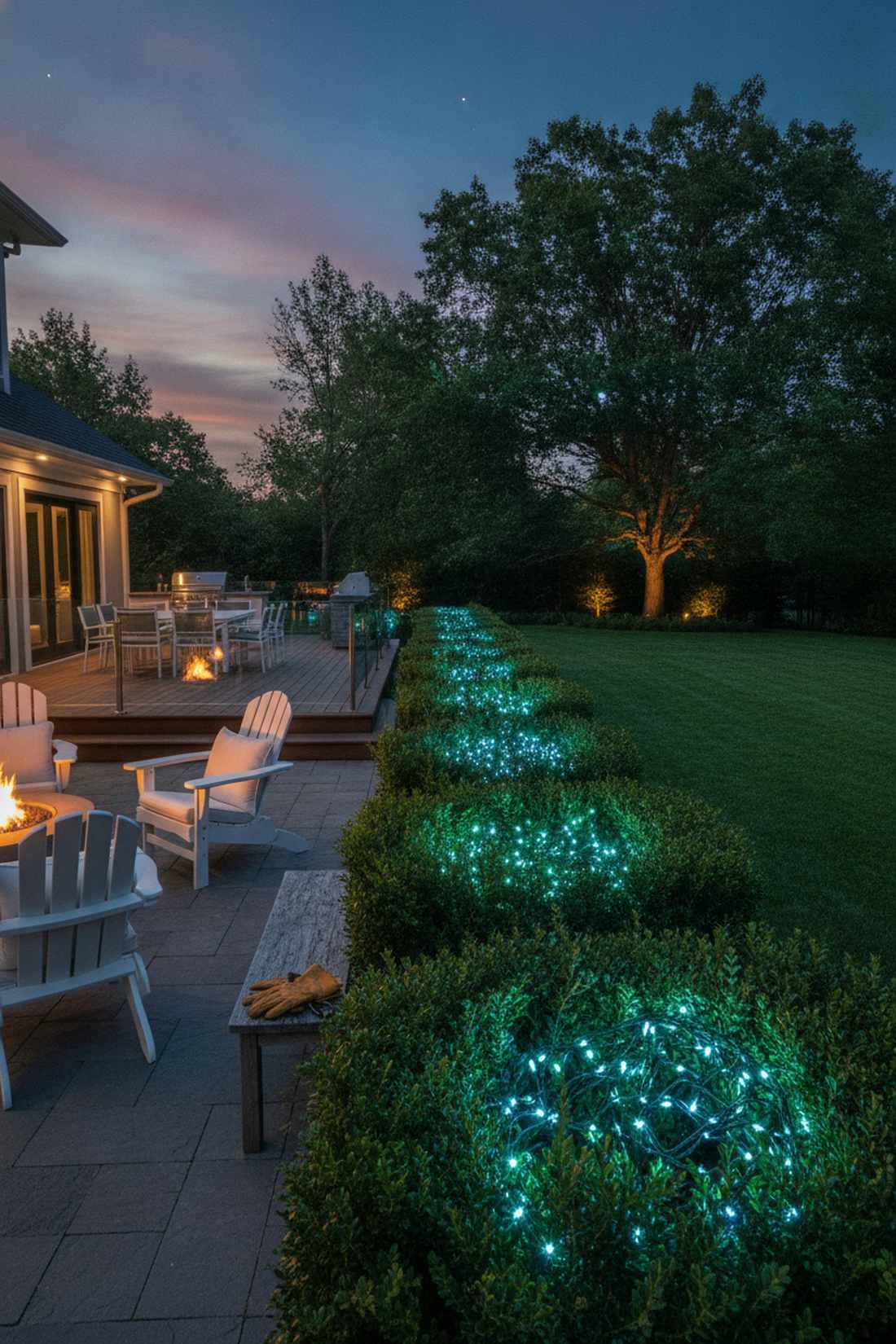 shrub interior glow