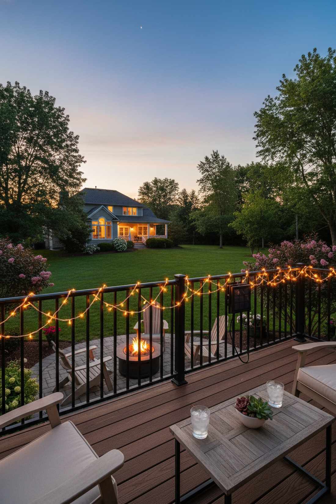 solar string cafe lights
